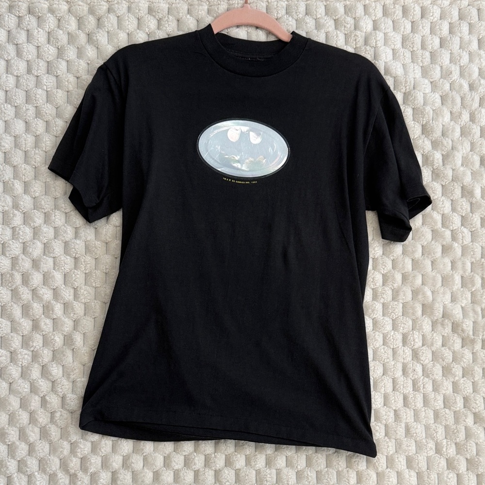 Black Batman HoloGraphic Unisex T-Shirt (M)